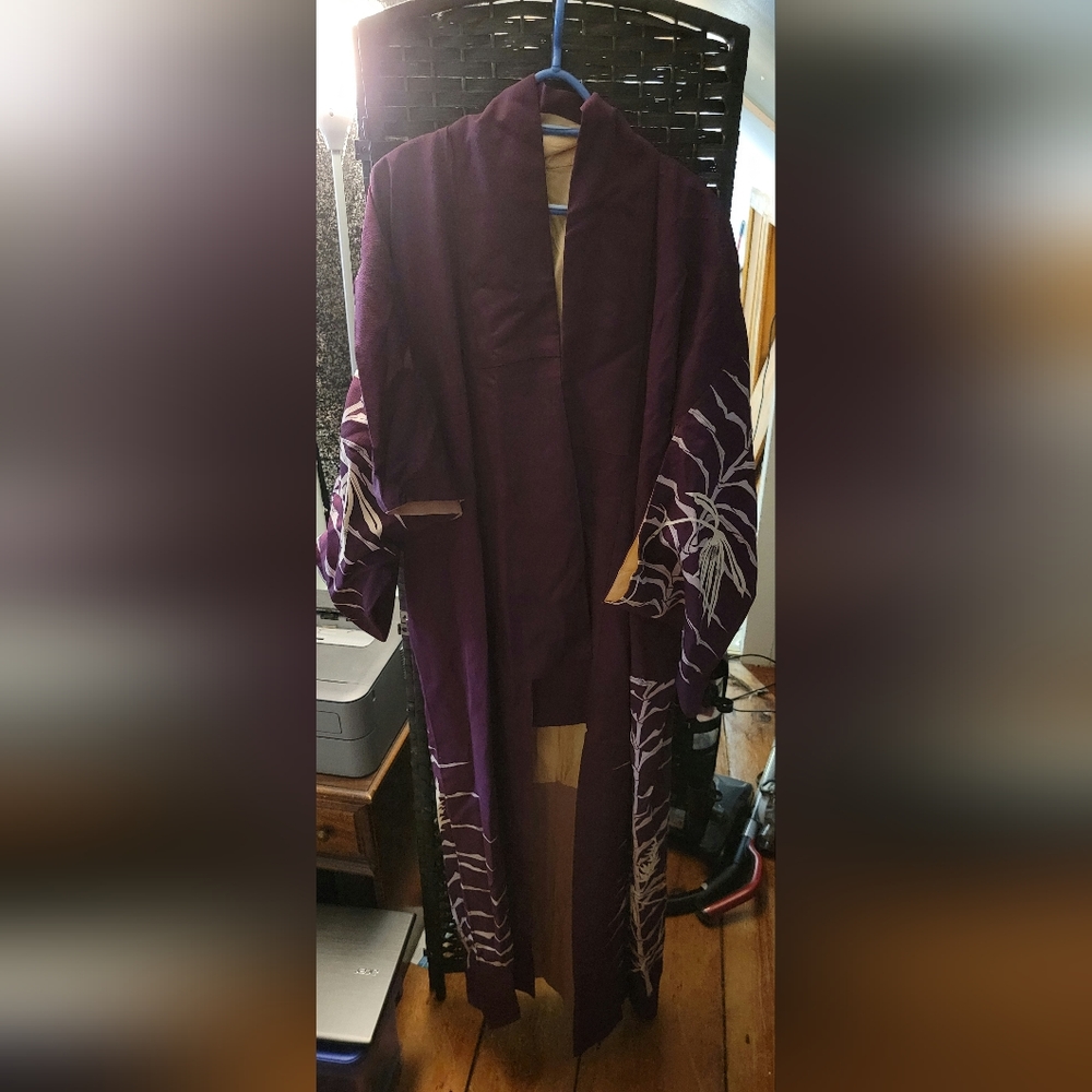 Large yukata and obi belt